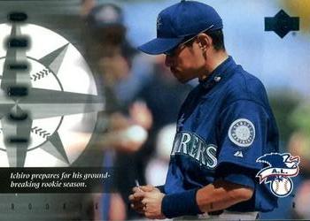 2001 Upper Deck Rookie Update - Ichiro Tribute #1 Ichiro Suzuki  Front