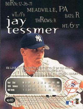 1999 SkyBox Thunder #83 Jay Tessmer Back