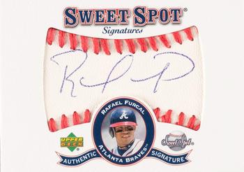 2001 Upper Deck Sweet Spot - Signatures #S-RF Rafael Furcal  Front