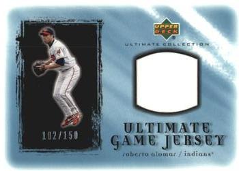 2001 Upper Deck Ultimate Collection - Game Jersey #URA Roberto Alomar  Front