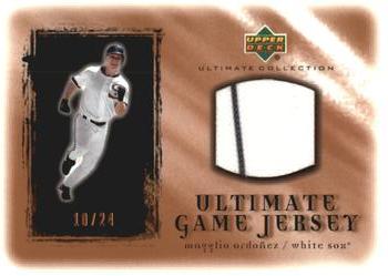 2001 Upper Deck Ultimate Collection - Game Jersey Copper #UMO Magglio Ordonez  Front