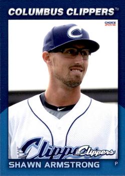 2016 Choice Columbus Clippers #04 Shawn Armstrong Front