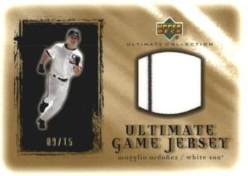 2001 Upper Deck Ultimate Collection - Game Jersey Gold #UMO Magglio Ordonez  Front