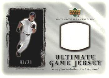 2001 Upper Deck Ultimate Collection - Game Jersey Silver #UMO Magglio Ordonez  Front