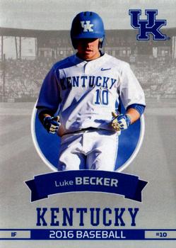 2016 Kentucky Wildcats #UK4 Luke Becker Front