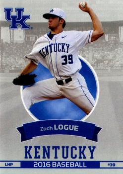 2016 Kentucky Wildcats #UK22 Zach Logue Front