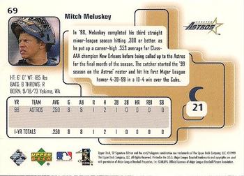 1999 SP Signature Edition #69 Mitch Meluskey Back