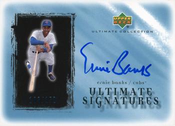 2001 Upper Deck Ultimate Collection - Signatures #EB Ernie Banks  Front
