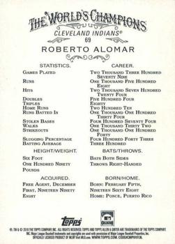 2016 Topps Allen & Ginter X #69 Roberto Alomar Back