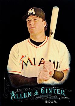 2016 Topps Allen & Ginter X #214 Justin Bour Front