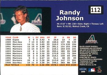 1999 Sports Illustrated #112 Randy Johnson Back