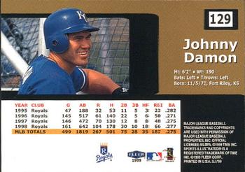 1999 Sports Illustrated #129 Johnny Damon Back