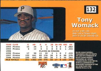 1999 Sports Illustrated #132 Tony Womack Back