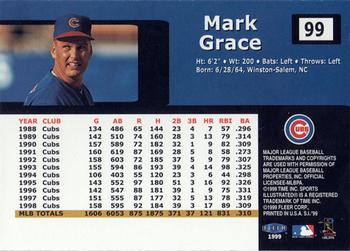 1999 Sports Illustrated #99 Mark Grace Back