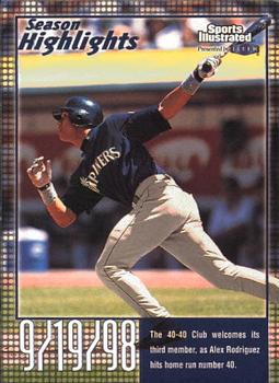 1999 Sports Illustrated #36 Alex Rodriguez Front