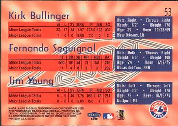 1999 Sports Illustrated #53 Kirk Bullinger / Fernando Seguignol / Tim Young Back
