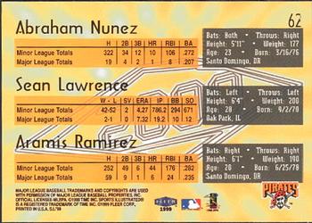 1999 Sports Illustrated #62 Aramis Ramirez / Sean Lawrence / Abraham Nunez Back