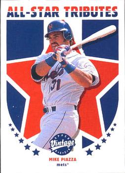 2001 Upper Deck Vintage - All-Star Tributes #AS2 Mike Piazza  Front