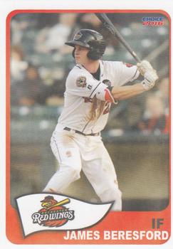 2016 Choice Rochester Red Wings #02 James Beresford Front