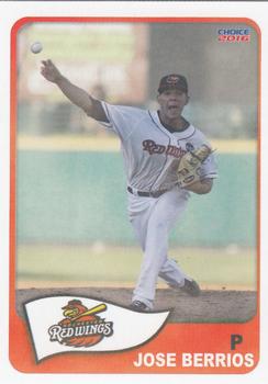 2016 Choice Rochester Red Wings #03 Jose Berrios Front