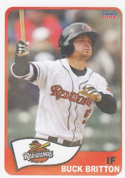 2016 Choice Rochester Red Wings #04 Buck Britton Front