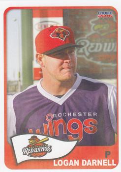 2016 Choice Rochester Red Wings #07 Logan Darnell Front