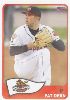 2016 Choice Rochester Red Wings #08 Pat Dean Front
