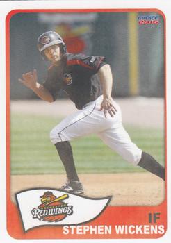 2016 Choice Rochester Red Wings #24 Stephen Wickens Front