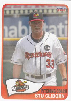 2016 Choice Rochester Red Wings #28 Stu Cliburn Front