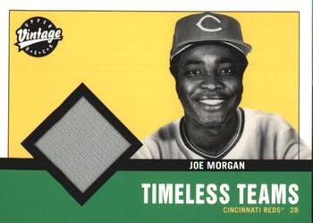 2001 Upper Deck Vintage - Timeless Teams #CI-JM Joe Morgan Front