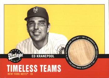 2001 Upper Deck Vintage - Timeless Teams #NYM-EK Ed Kranepool Front