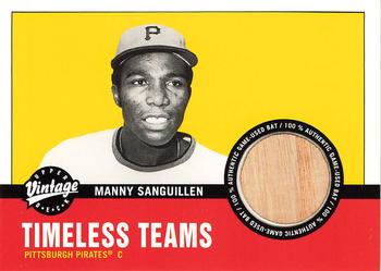 2001 Upper Deck Vintage - Timeless Teams #PI-MS Manny Sanguillen Front