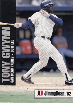 1992 Jimmy Dean #13 Tony Gwynn Front
