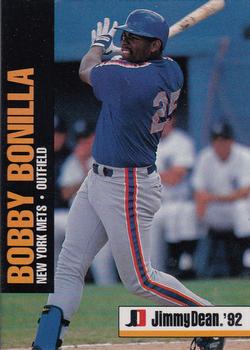 1992 Jimmy Dean #16 Bobby Bonilla Front