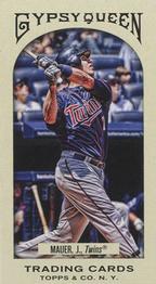 2011 Topps Gypsy Queen - Mini Box Variations #31 Joe Mauer Front