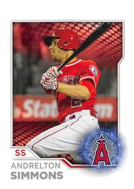2017 Topps Stickers #5 Andrelton Simmons Front
