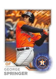 2017 Topps Stickers #11 George Springer Front