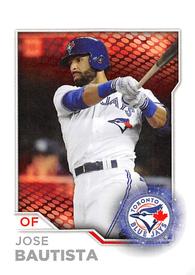 2017 Topps Stickers #36 Jose Bautista Front