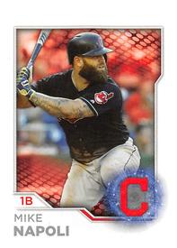 2017 Topps Stickers #40 Mike Napoli Front