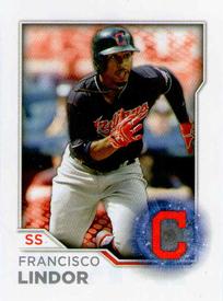 2017 Topps Stickers #42 Francisco Lindor Front