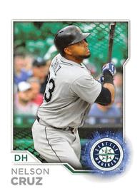 2017 Topps Stickers #48 Nelson Cruz Front