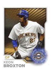 2017 Topps Stickers #178 Keon Broxton Front