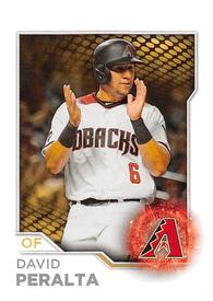 2017 Topps Stickers #208 David Peralta Front