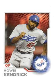 2017 Topps Stickers #215 Howie Kendrick Front