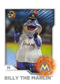 2017 Topps Stickers #238 Billy the Marlin Front