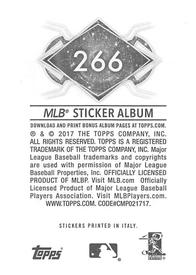 2017 Topps Stickers #266 Peter Bourjos Back