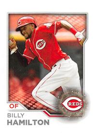 2017 Topps Stickers #285 Billy Hamilton Front