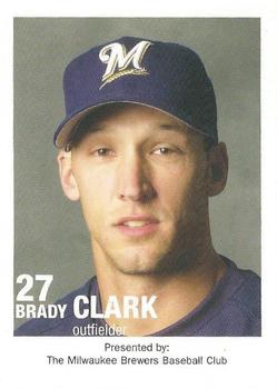 2003 Milwaukee Brewers Police #NNO Brady Clark Front