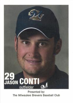 2003 Milwaukee Brewers Police #NNO Jason Conti Front