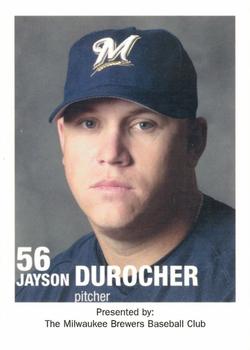 2003 Milwaukee Brewers Police #NNO Jayson Durocher Front